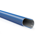 Medusa Blue Super Elastic PVC Hose on a white background
