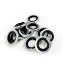Image of Stainless Steel BSP Bonded Washers on a white background